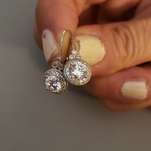Sterling Silver/Cubic Zirconia Earrings